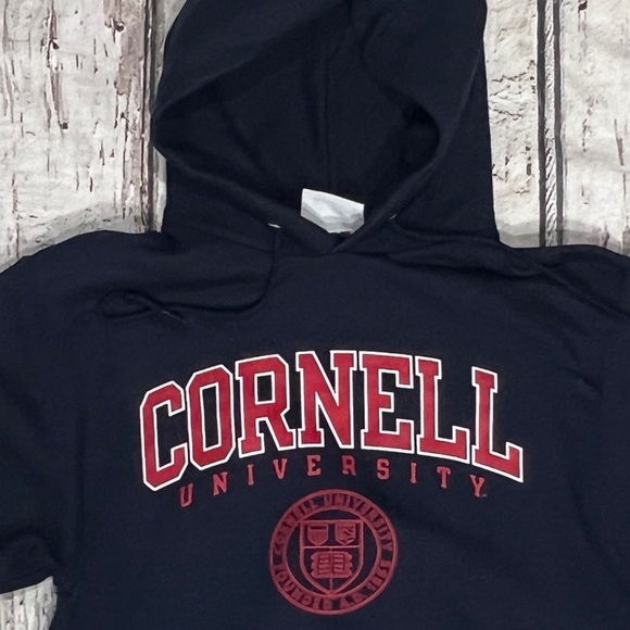 Cornell University Big Red Ivy League Collegiate Champion Blue Sweatshirt - Picture 2 of 5